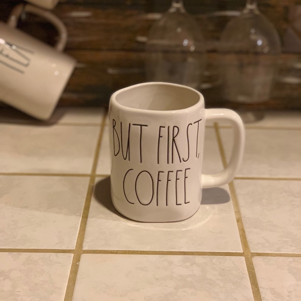 Rae Dunn BUT FIRST, COFFEE mug